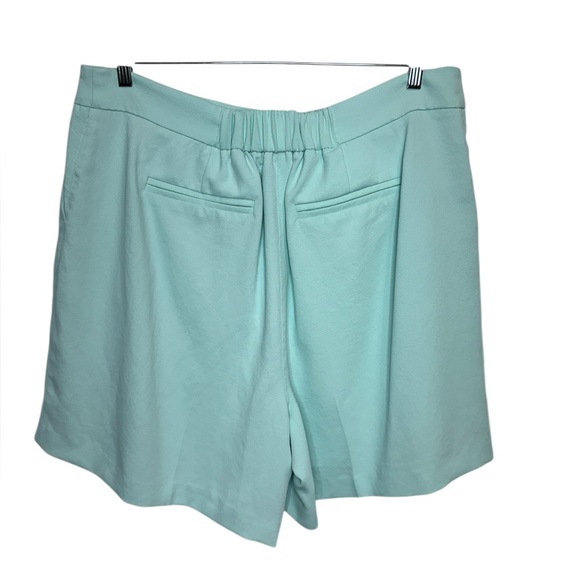 Addition Elle Mint High-Waist Dressy Shorts - Picture 2 of 8